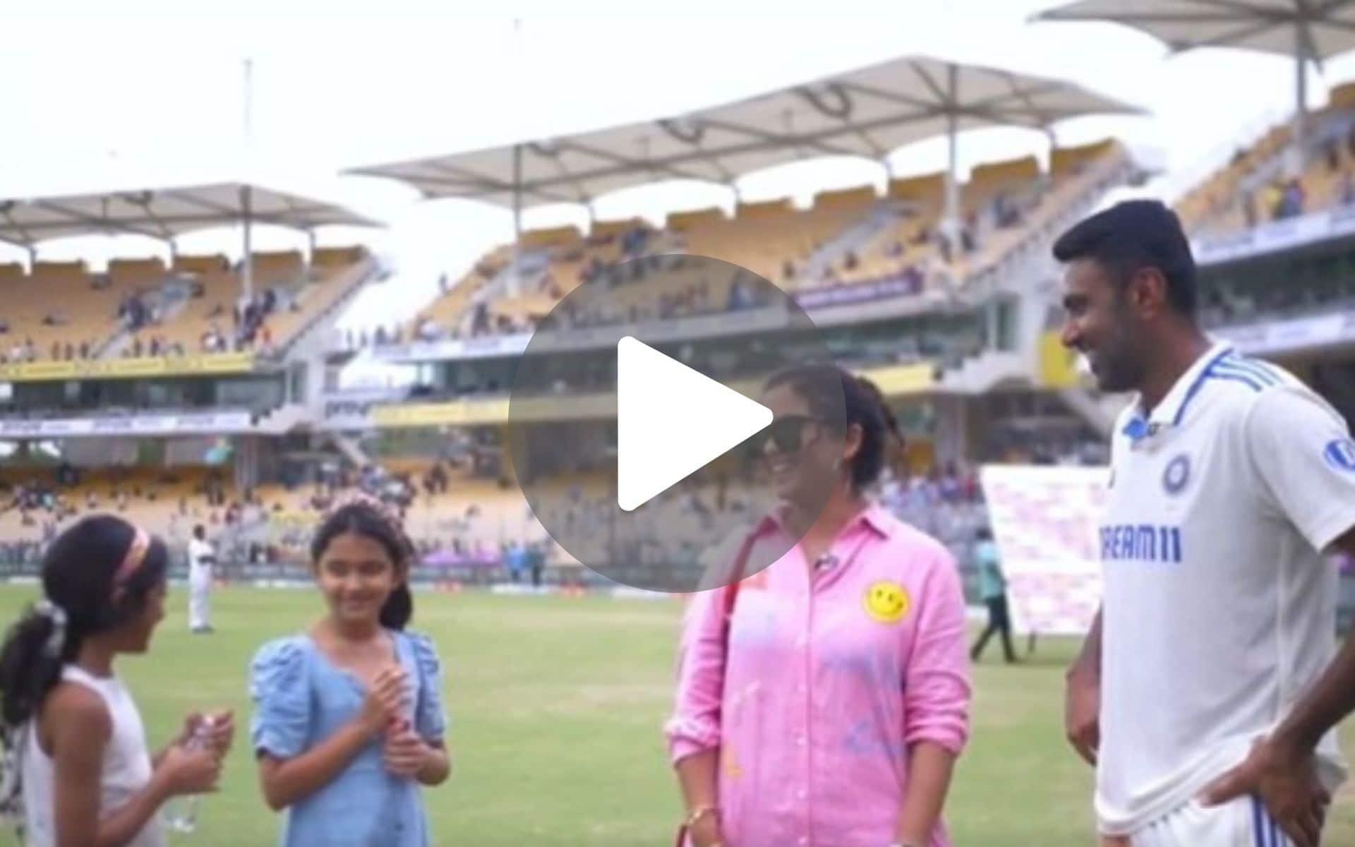 Ravi Ashwin Interacts With Wife, Daughters After Chennai Masterclass - WATCH